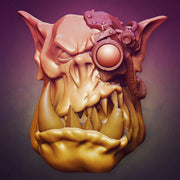 Orc Bionik Heads - Set A (Boss Size) - Only-Games