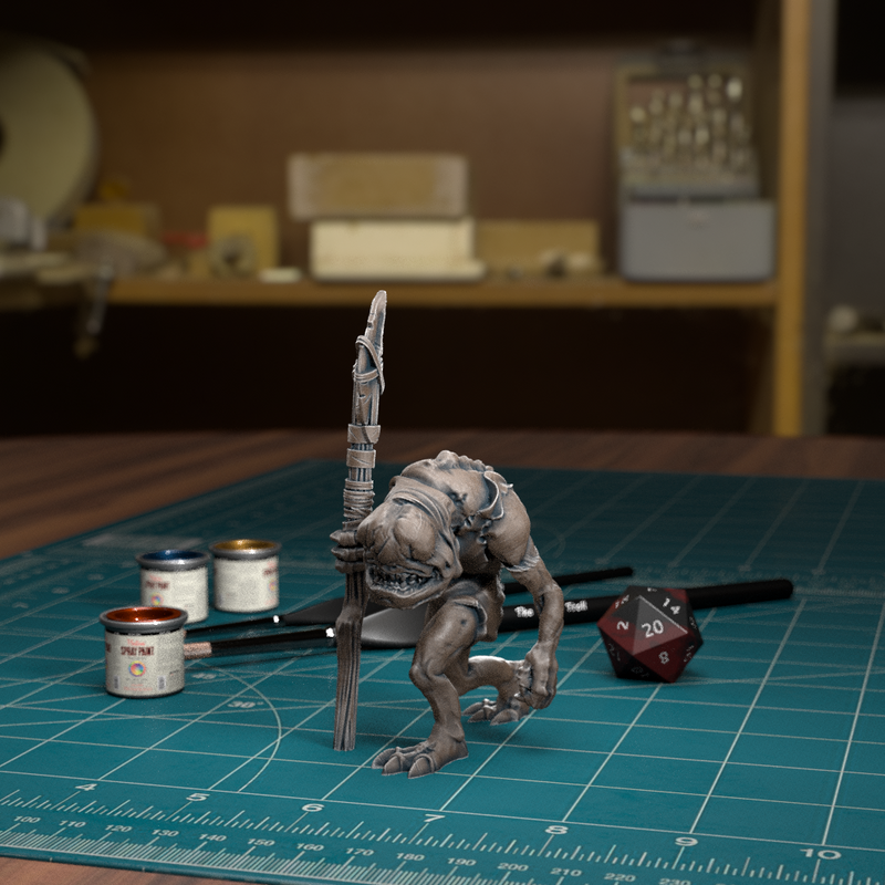 Troglodyte - TytanTroll Miniatures - DnD - Fantasy - Only-Games
