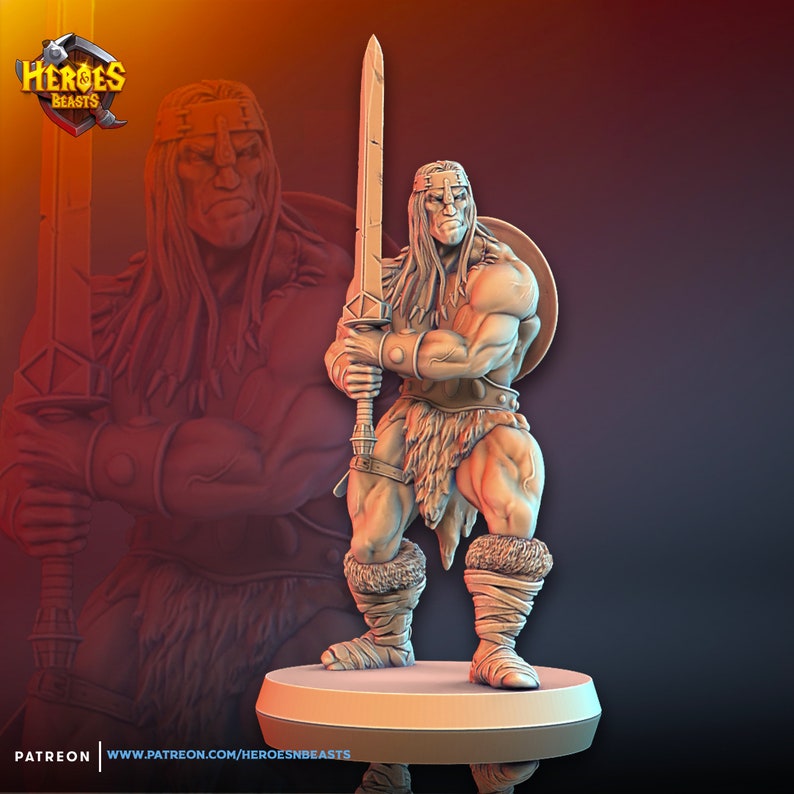 Barbarian fighter ( Conan style) - Only-Games