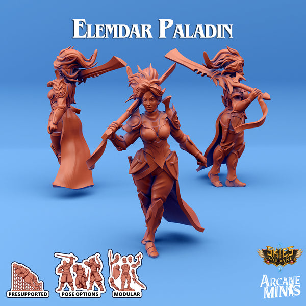 Elemdar Paladin - Pose 1 - Arrodan Syndicate - Only-Games