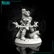 (0072) Female human elf ranger tiefling with bow - Only-Games