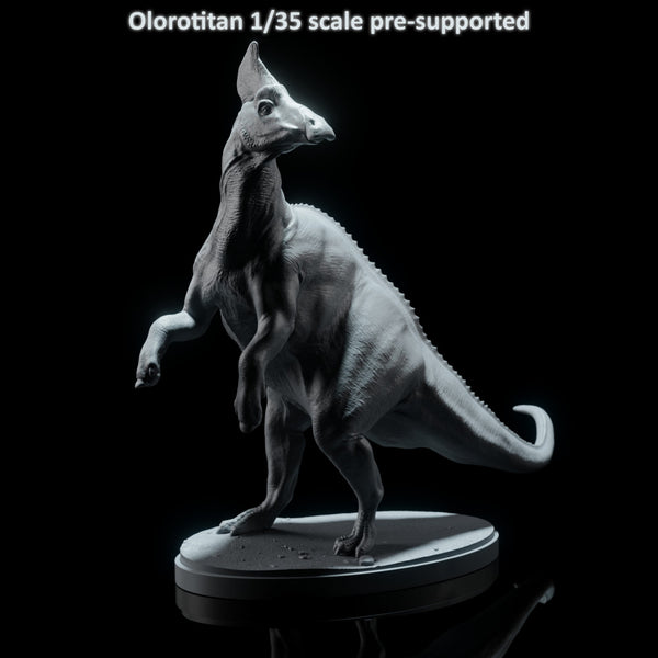 Olorotitan rear up 1-35 scale dinosaur - Only-Games