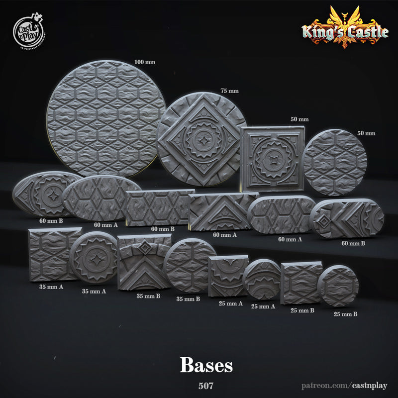 Bases - Cast n Play - Miniatures by Only-Games.co