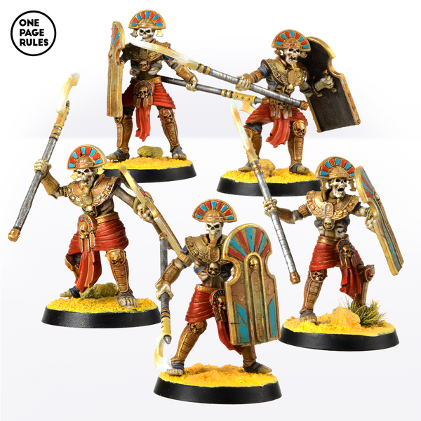 Mummified Royal Spear Guard (5 Models) - Only-Games