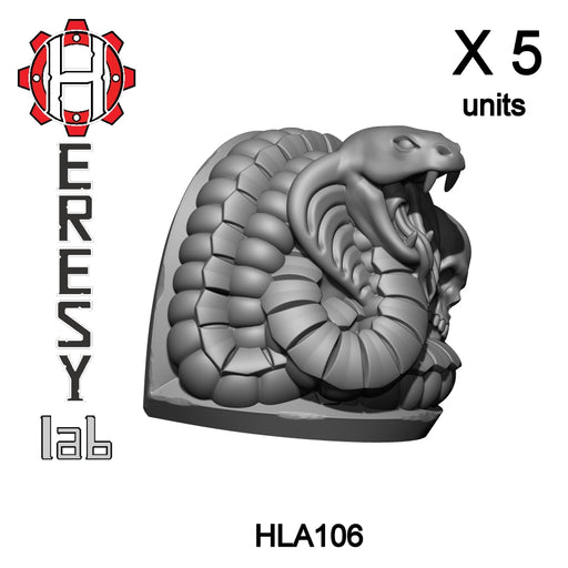 HLA106 - Heresylab - Space Marine Cobra Shoulder Pad x 5 - Only-Games