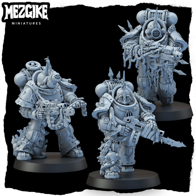 Dredge marine warriors (10 physical multipart miniatures) - Only-Games