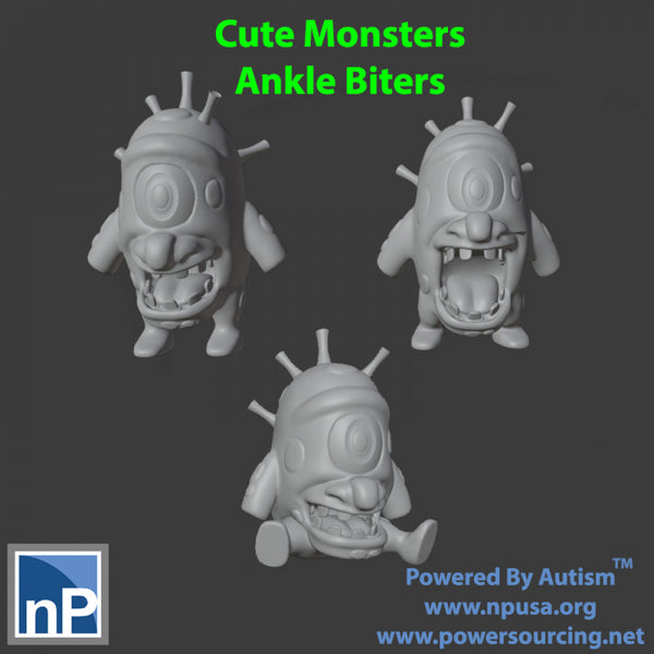 Cute Monsters (Ankle Biters) - Only-Games