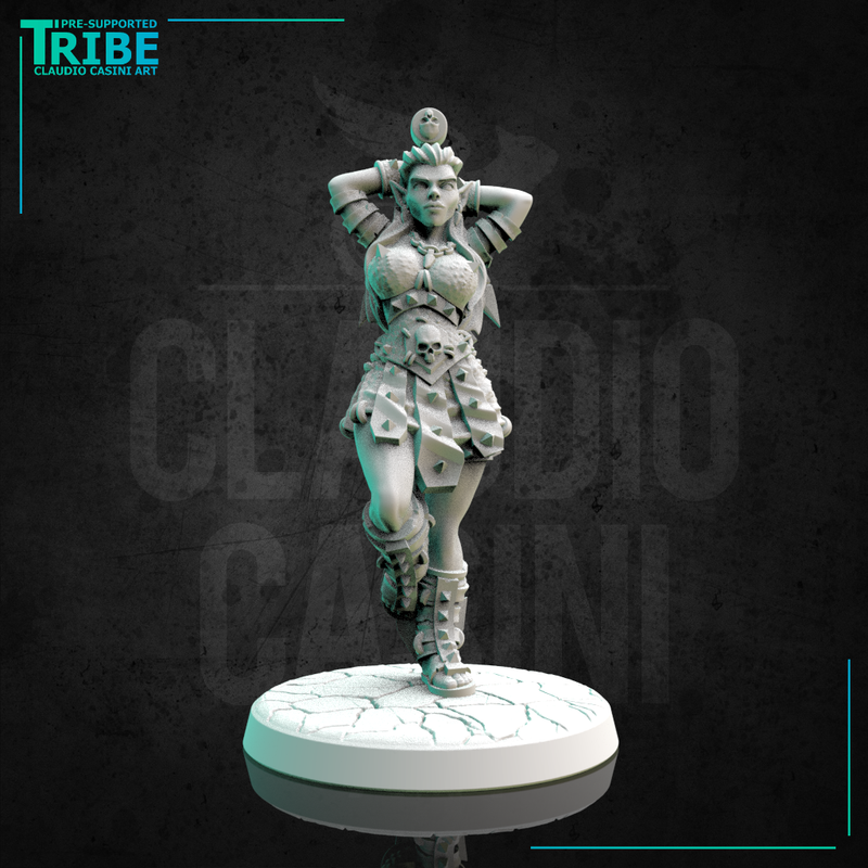 (0153) Female barbarian sexy with a two hands sword - Only-Games
