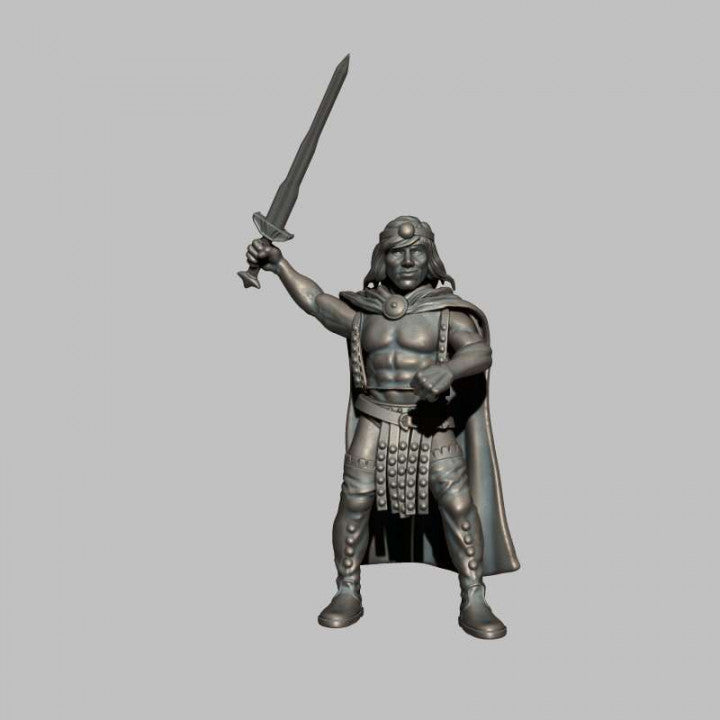 Classic Fantasy Barbarians - Puddle Bases - Only-Games