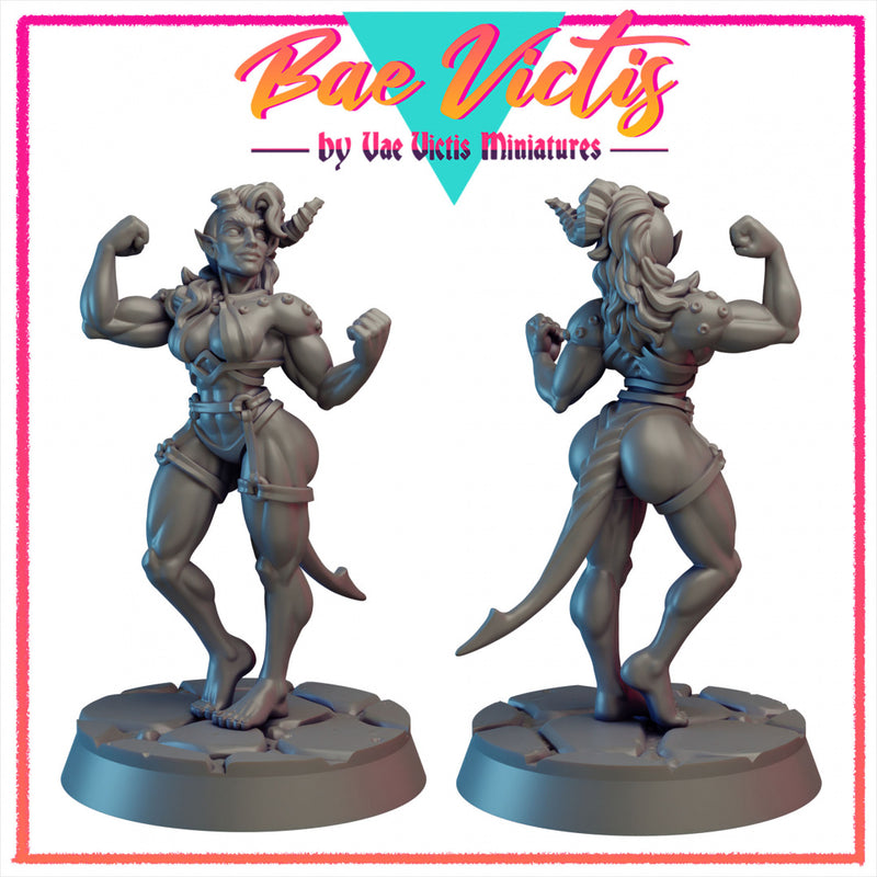 Bae Victis : Buff tiefling from hell 75MM scale - Only-Games