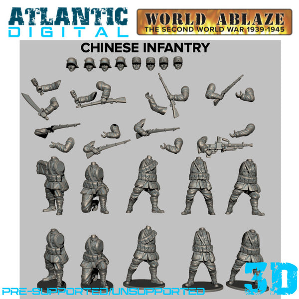 WW2 Chinese Infantry - Standard - Only-Games
