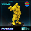 Cyberpunk Male Hand Gun Aiming - Only-Games