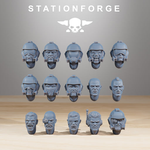 Vaskar Infantry Heads - Only-Games