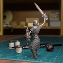 Undead Skeleton Swordsman 007 - TytanTroll Miniatures - DnD - Fantasy- - Only-Games