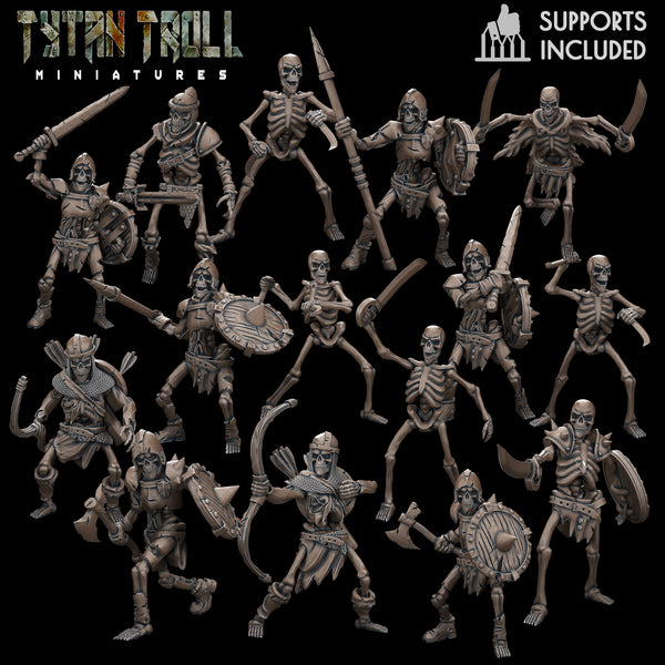 Skeleton Horde - TytanTroll Miniatures - DnD - Fantasy - Only-Games