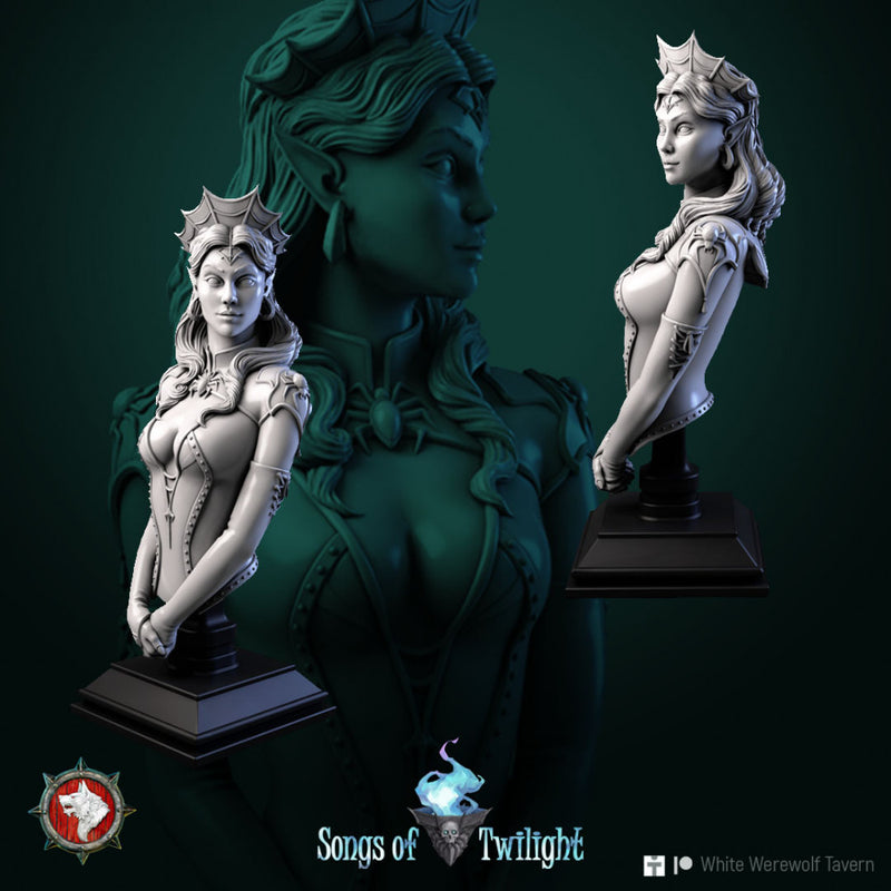 Drow girl Anneir bust - Only-Games