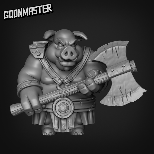 Pig Man - Axe Pig - Only-Games