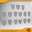 Knightly Shields set X15 - Only-Games