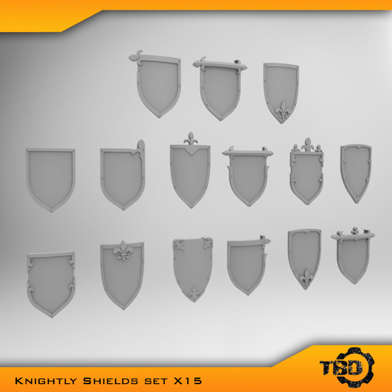 Knightly Shields set X15 - Only-Games