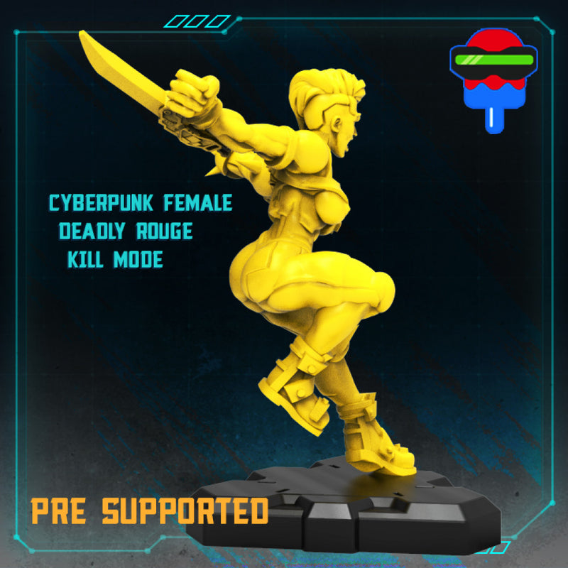 CYBERPUNK FEMALE DEADLY ROGUE KILL MODE - Only-Games