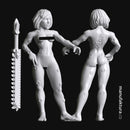 Sedition Series 05c - Naked Gene-enhanced Female Battle Sister with Chainsaw Sword - Only-Games