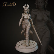 Female tiefling fighter - Only-Games