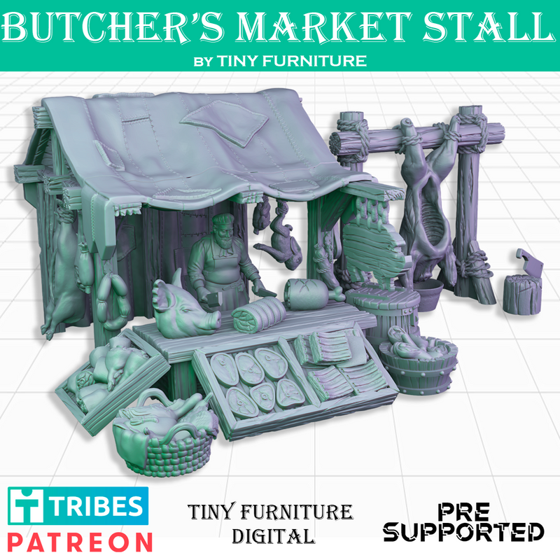 Butcher Market Stall - Only-Games