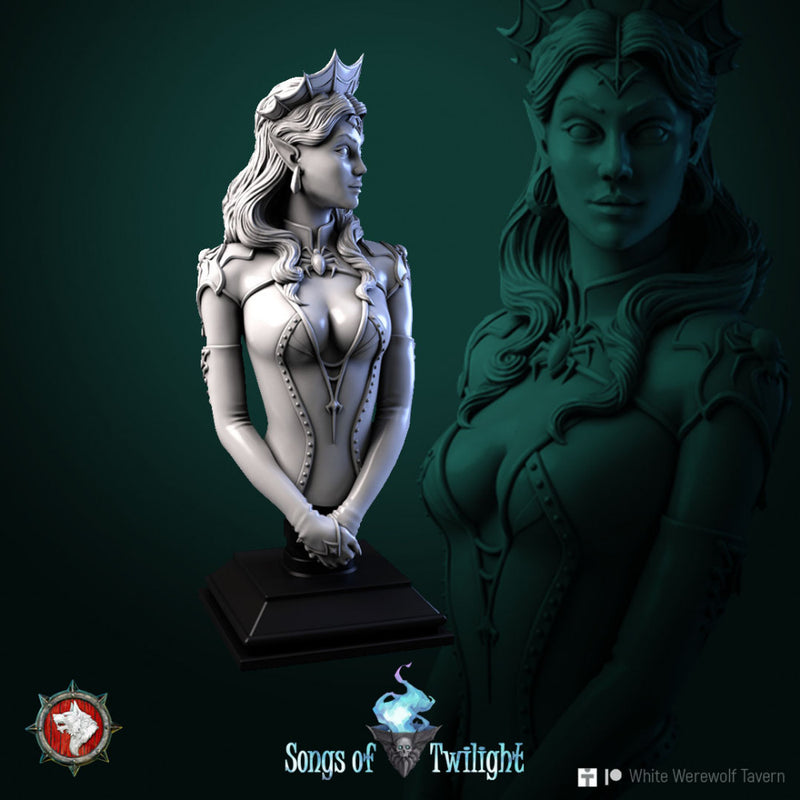 Drow girl Anneir bust - Only-Games