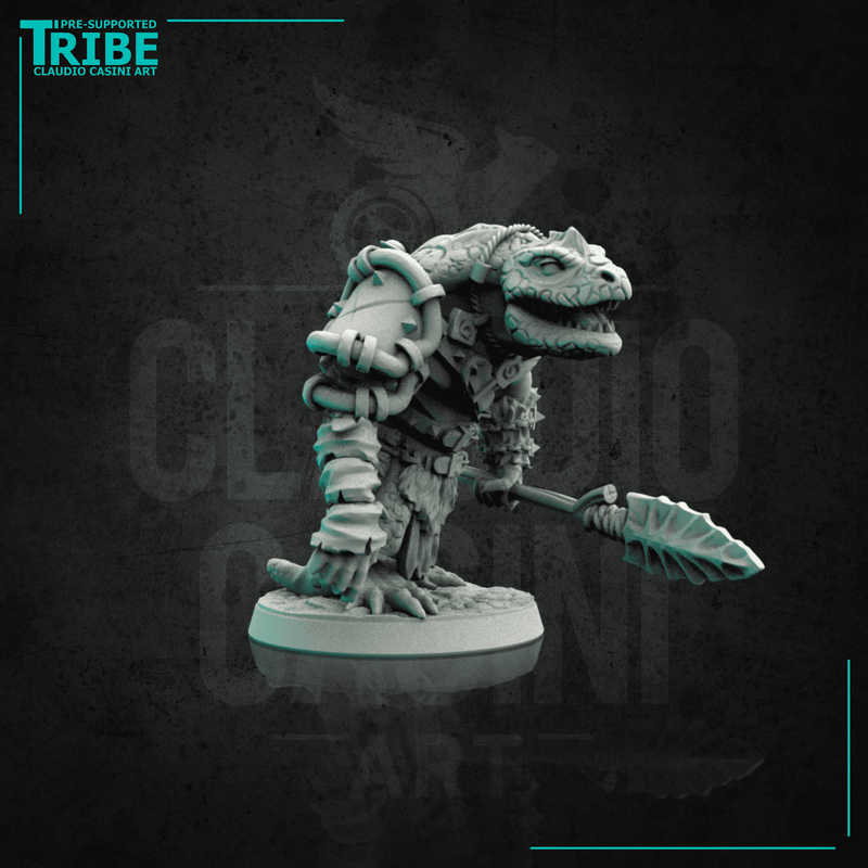 (0009) Troglodyte with spear - Only-Games