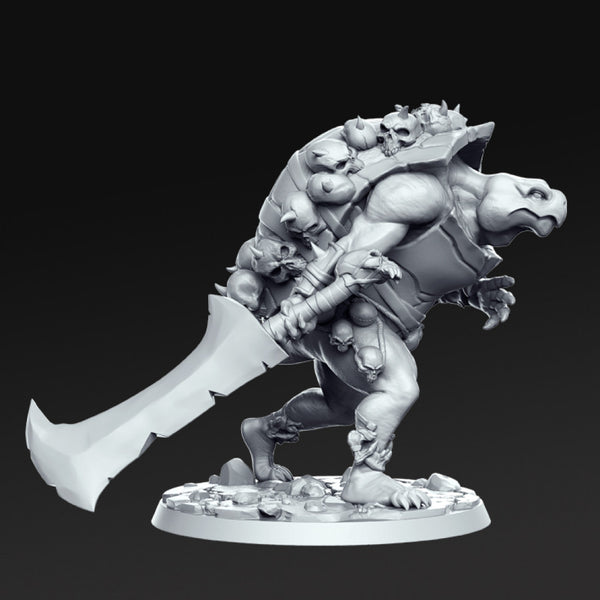 Kurgh - Turtle hunter - 32mm - DnD - Only-Games