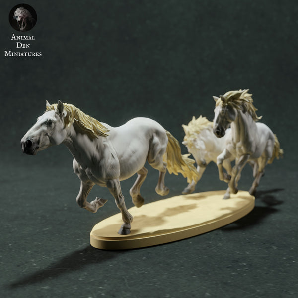 Camargue Horses Run 1/43 - Only-Games