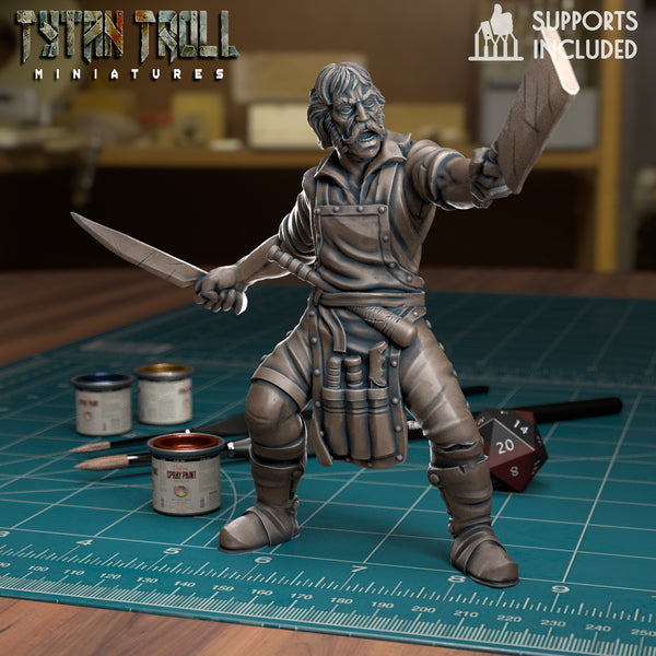Bill the butcher - TytanTroll Miniatures - DnD - Fantasy - Only-Games