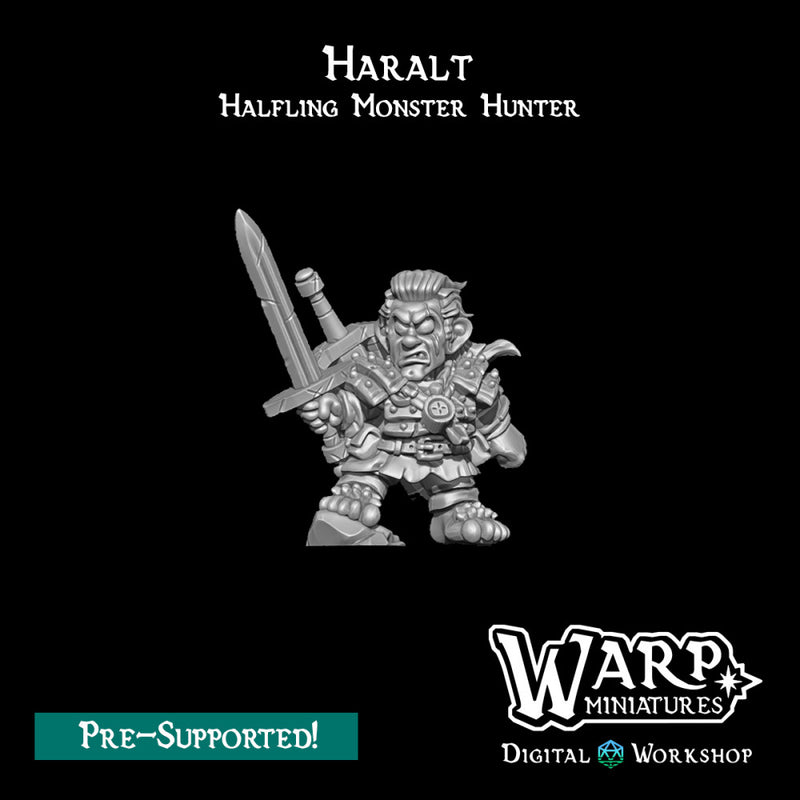 Haralt the Halfling Monster Hunter - Only-Games