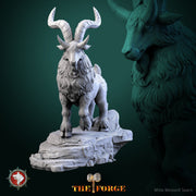 Dwarven Goats set 6 miniatures 32mm pre-supported - Only-Games