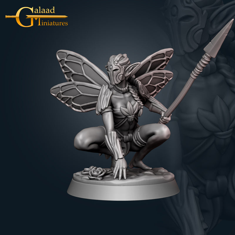 Wood Fairy Female with base - Only-Games