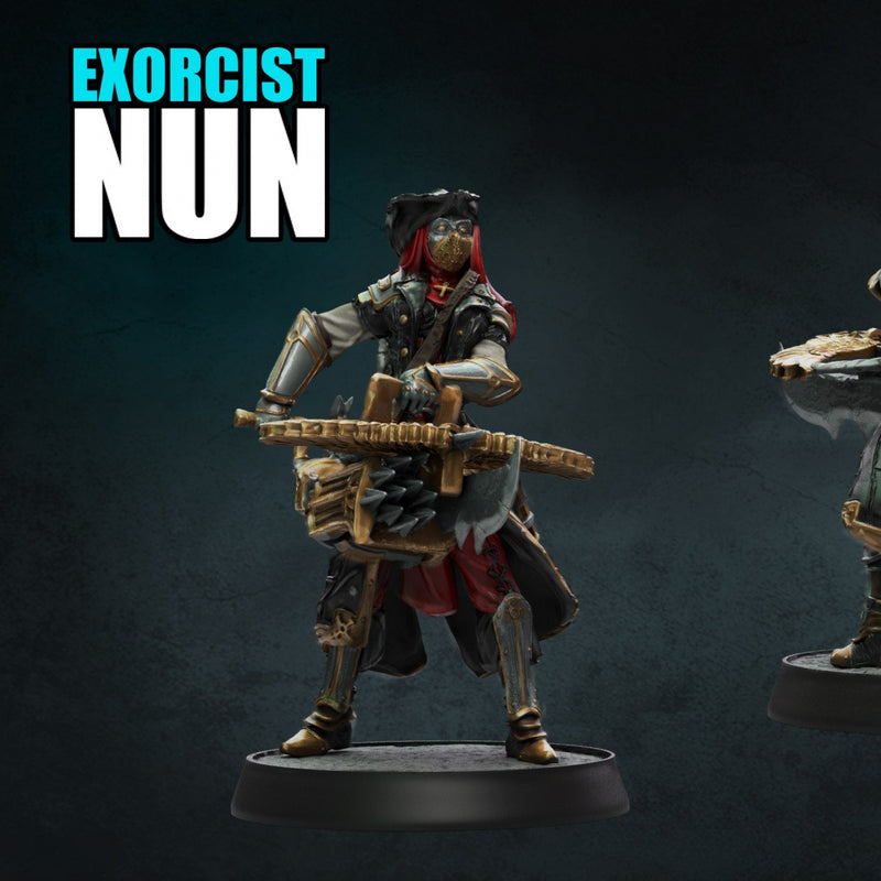 CHARACTERS SET - UNDEAD MONASTERY  - EXORCIST TRIO - Only-Games