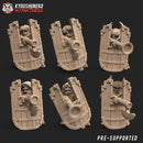 Female Dwarven Rifle and Shield Units (6 Dwarves) - Only-Games