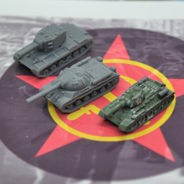 15pc 3D Printed WW2 Russian Armored Column - Only-Games
