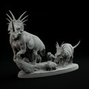 Styracosaurus family 1-35 scale dinosaur - Only-Games