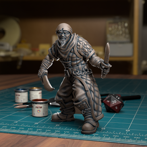Bandit Daggers 05 - TytanTroll Miniatures - DnD - Fantasy - Only-Games