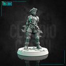 (0112) Female  post apocalyptic sci-fi technics mechanic - Only-Games