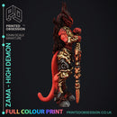 Zamma - High Demon - Pre-Coloured - 32mm Scale - Only-Games