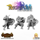 Kingsguard Shield Guard (12 x 32mm scale minis) - Only-Games
