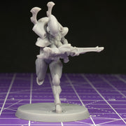 Space Elf Female Soldier Pose 3 - Only-Games