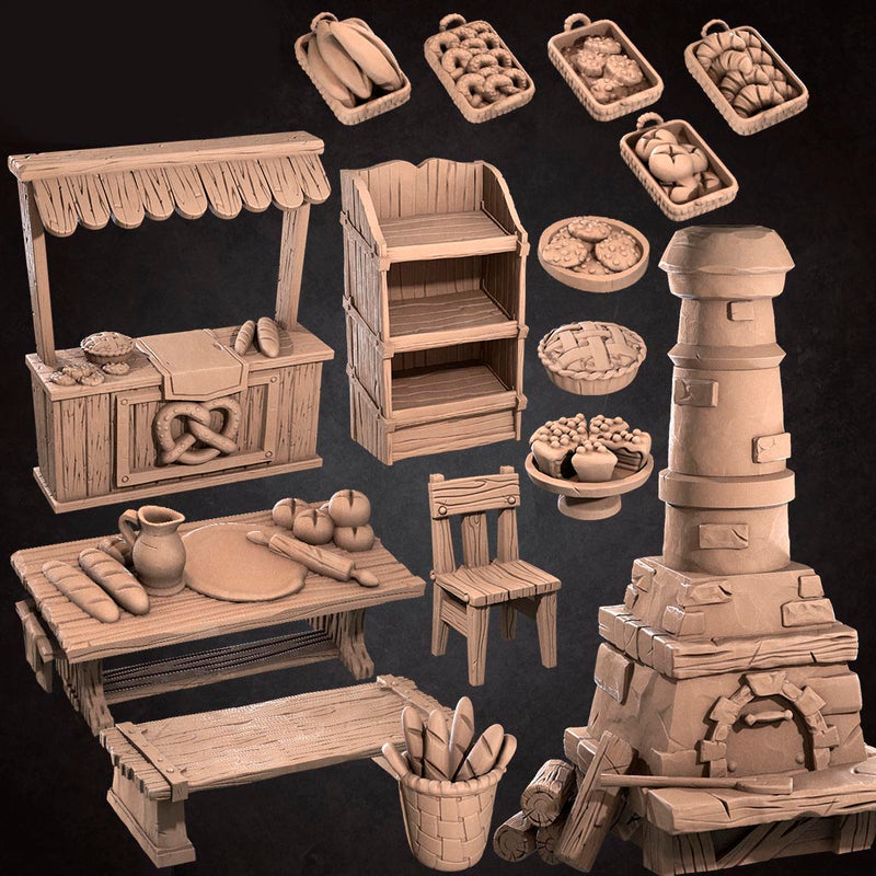 Bakery Assets Pack - Only-Games