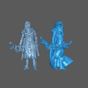 (0137) Male ranger archers elf human firbolg ranger wit bow - Only-Games