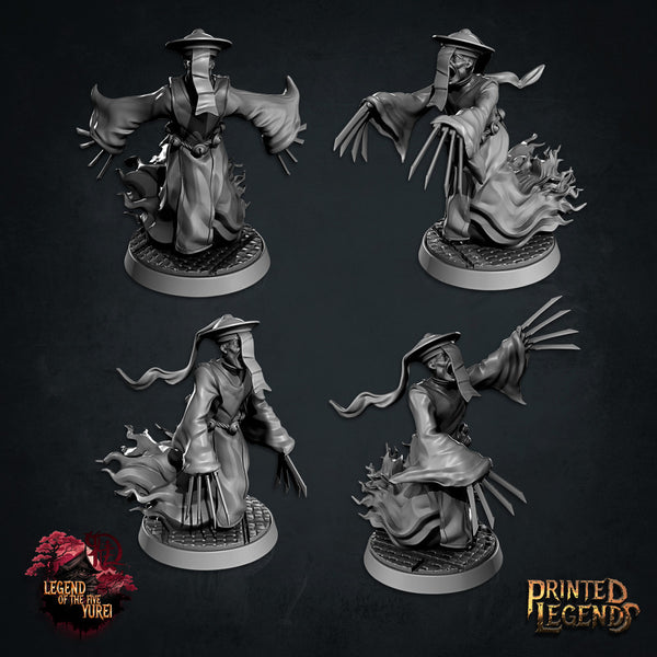 Jiangshi Ghosts x4 (25mm) - Only-Games