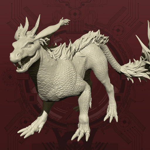 Umbral Drake - Growl Pose - Only-Games