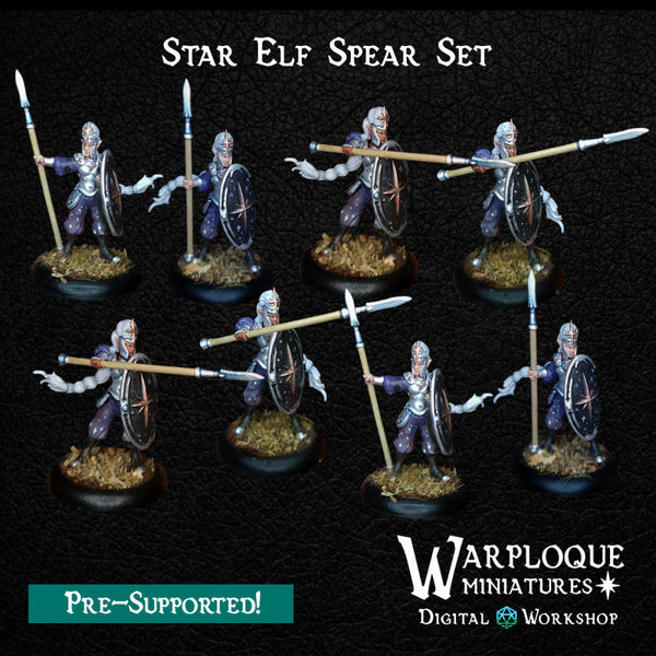 Star Elf Spear Set - Only-Games