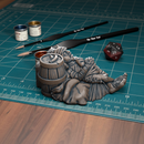 Sleeping Halfling Guard - TytanTroll Miniatures - DnD - Fantasy - Only-Games